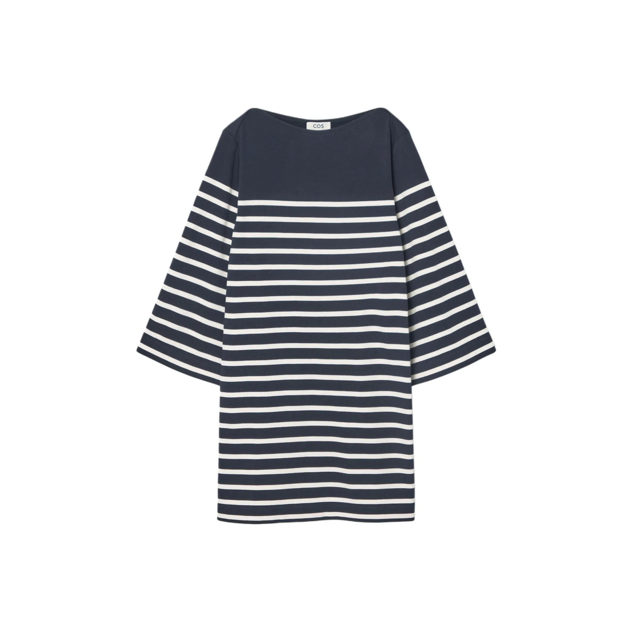 COS Long Sleeved Dress Women's Navy Blue