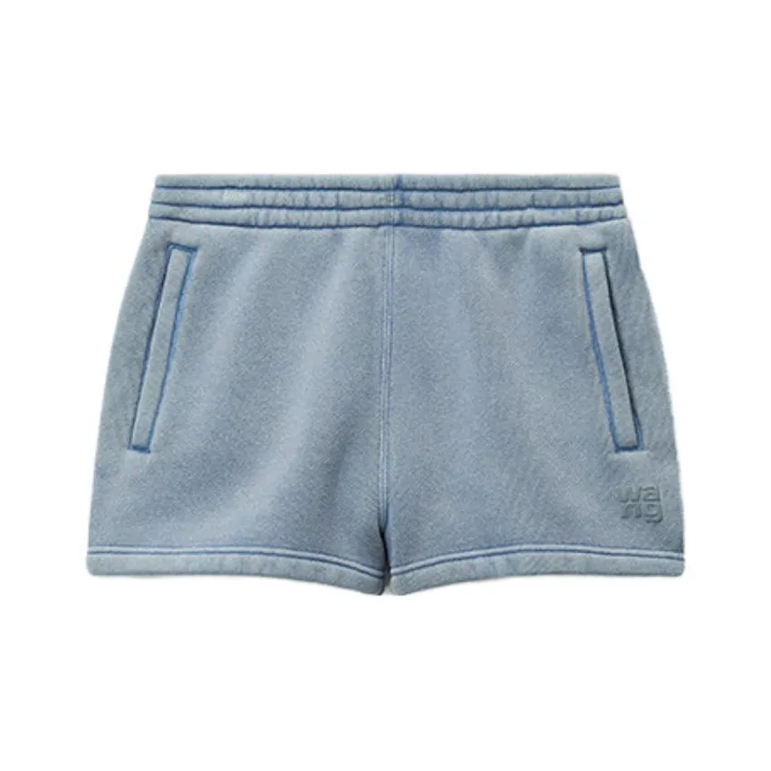 Alexander Wang Logo print Mini Shorts
