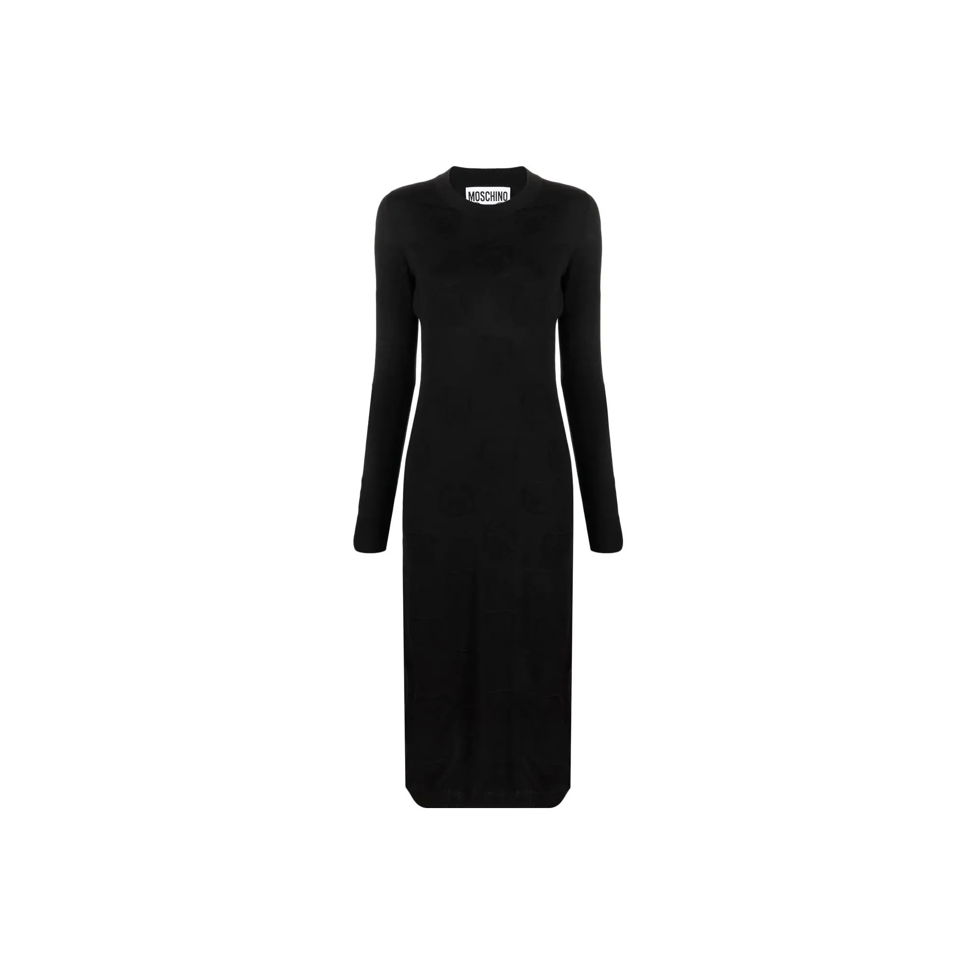 MOSCHINO Fitted Knitted Midi Dress