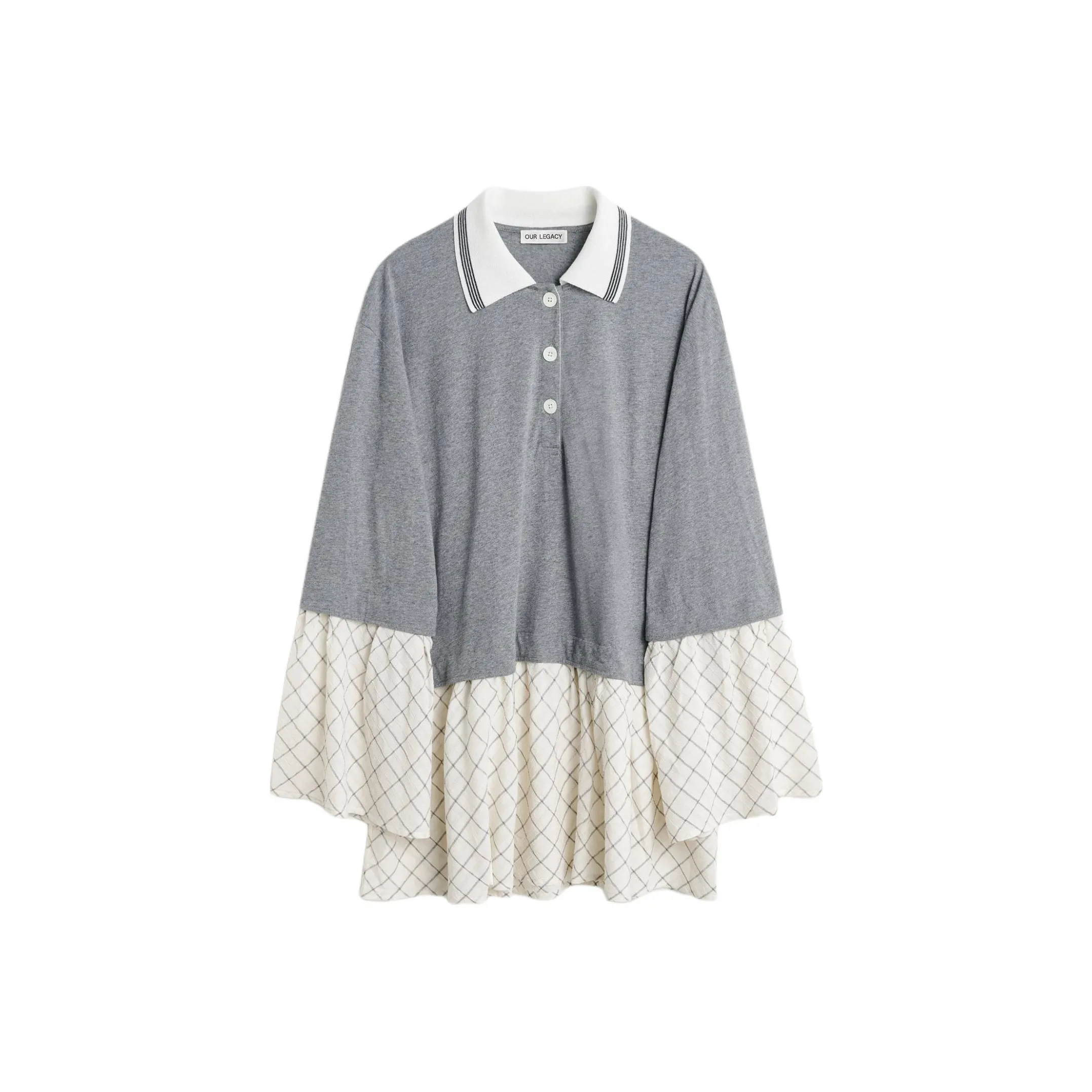 OUR LEGACY SS24 Long Sleeved Dress Women's Gray