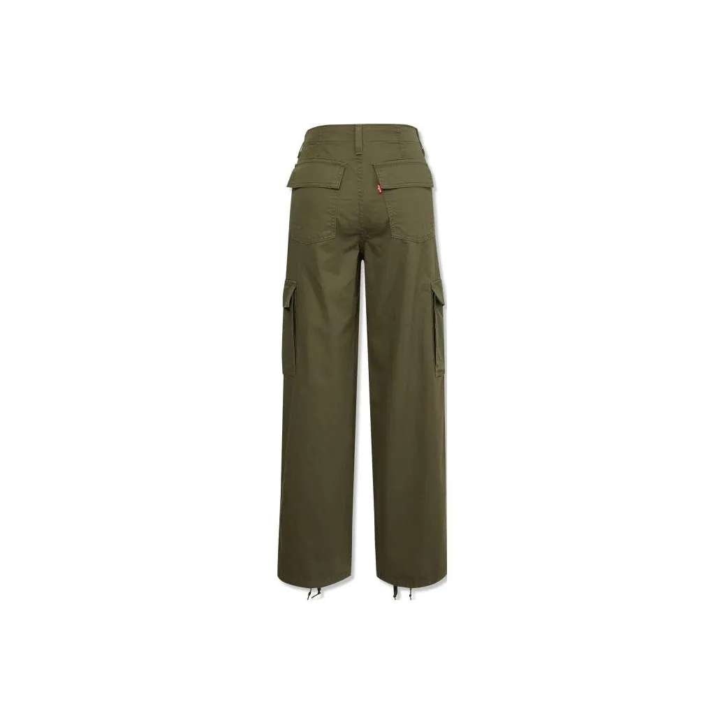 Levi's Cargo Pants Women's Dark Green
