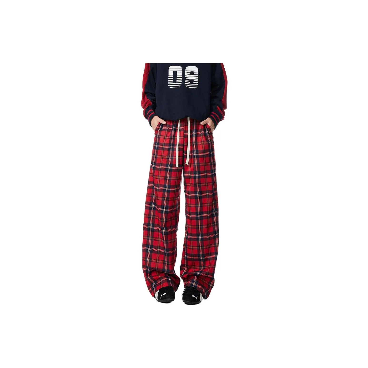 BWKA Red Женские Повседневные Брюки