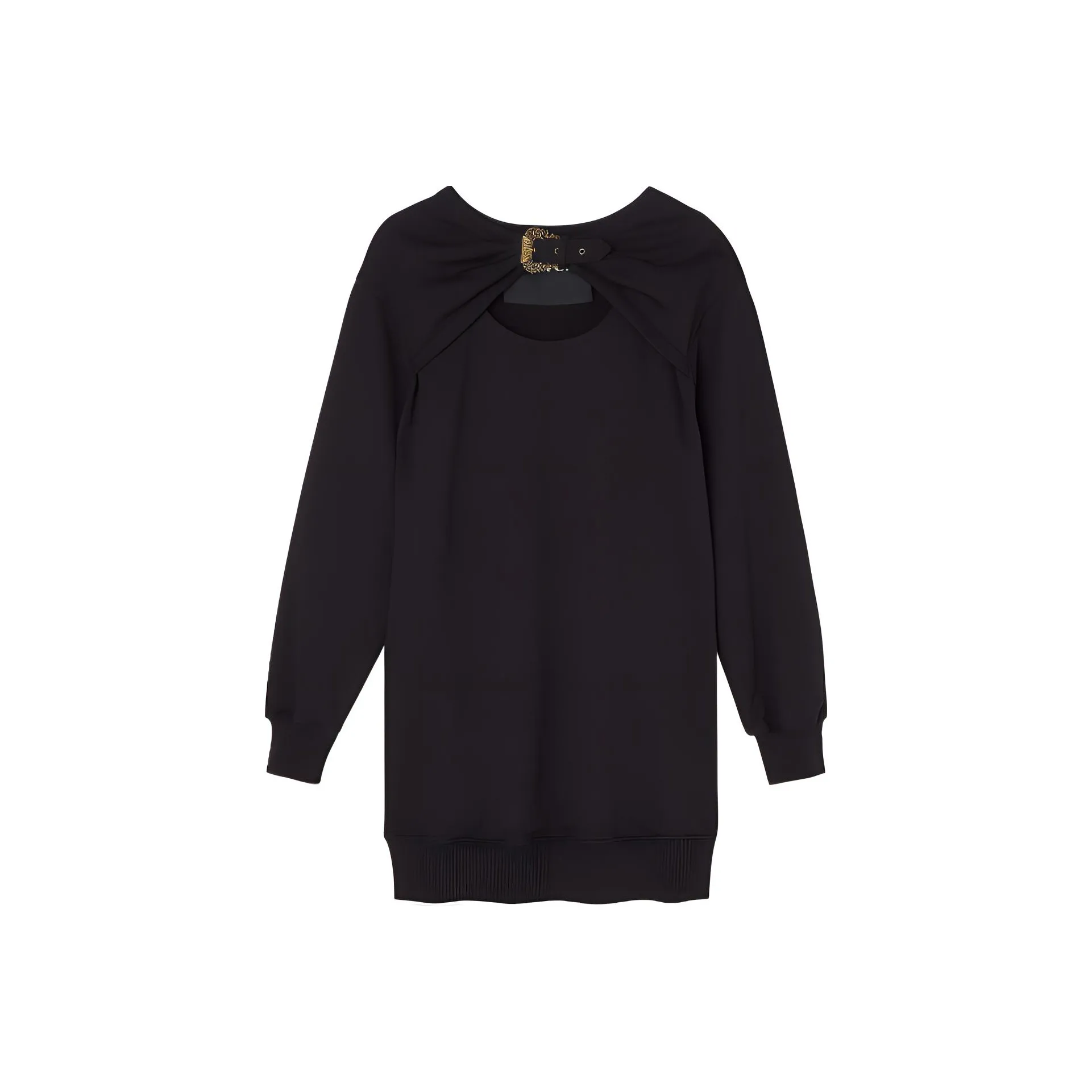 VERSACE JEANS COUTURE Buckled Long Sleeved Dress