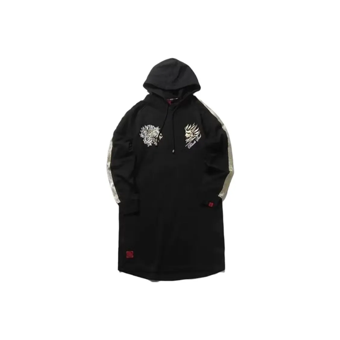 ONIARAI Длинное платье с длинными рукавами женское черное