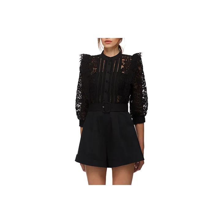 Self portrait Jumpsuits Women's Classic Black
