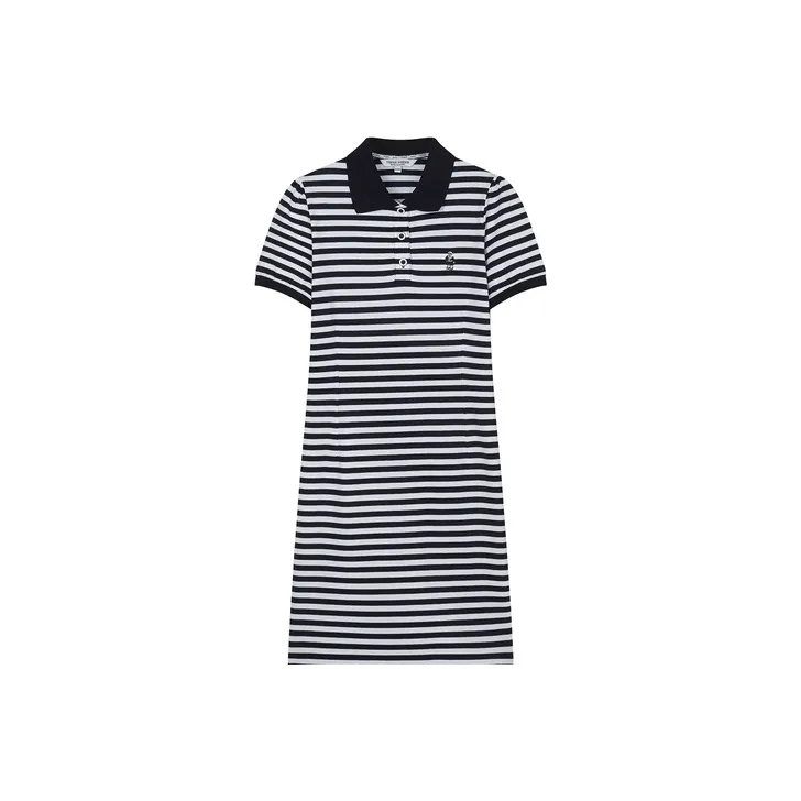 Teenie Weenie Short Sleeved Dresses Women's Color Blocking