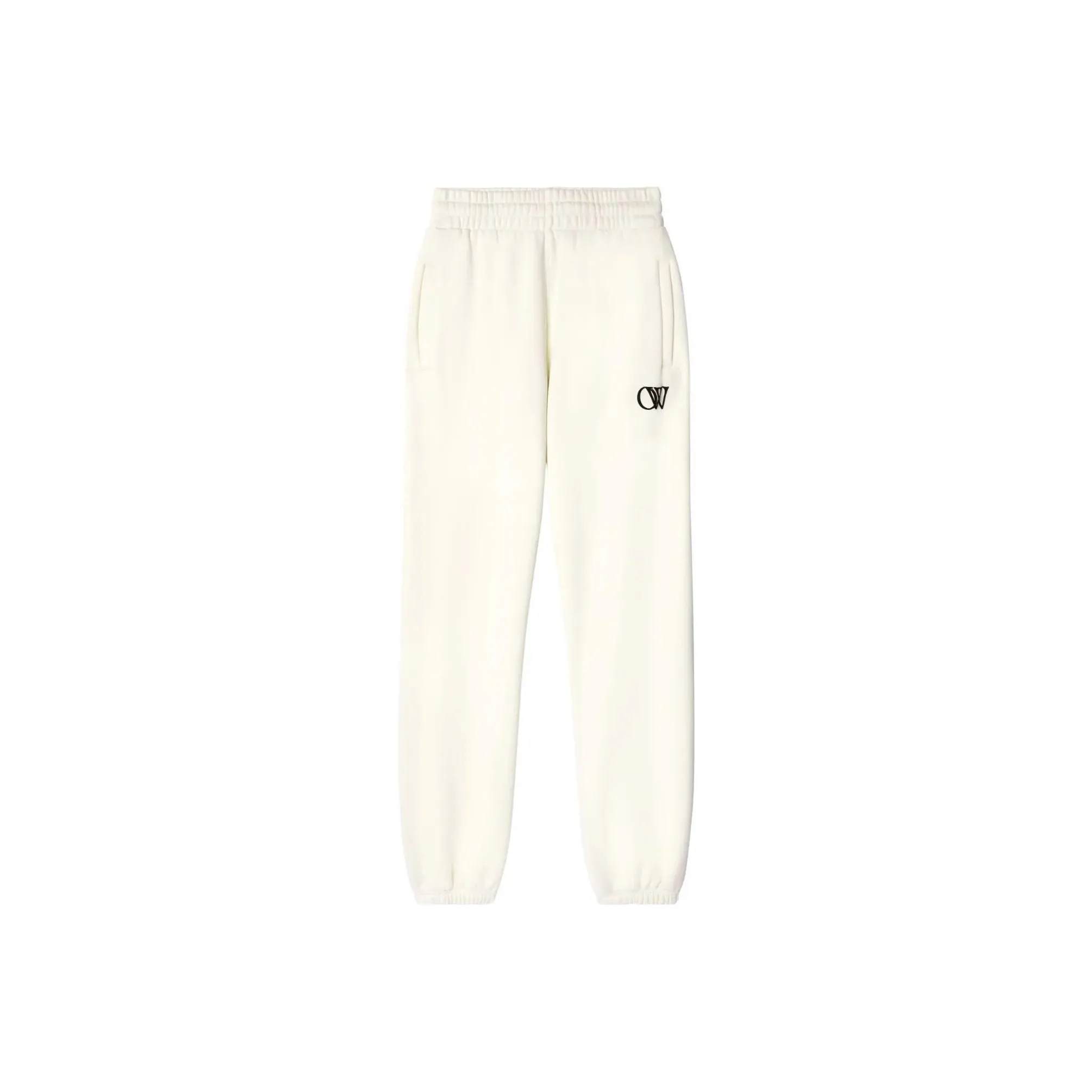 OFF WHITE Knitted Sweatpants Women's Ivory