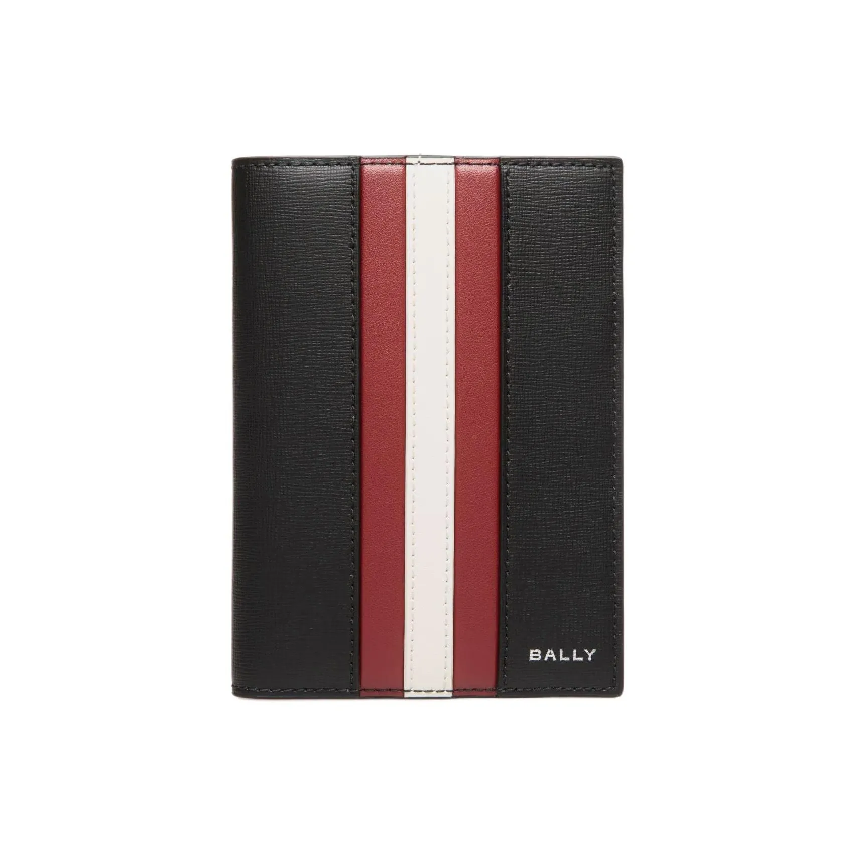 BALLY Mythos Коровья кожа Держатель для паспорта Мужской Черный