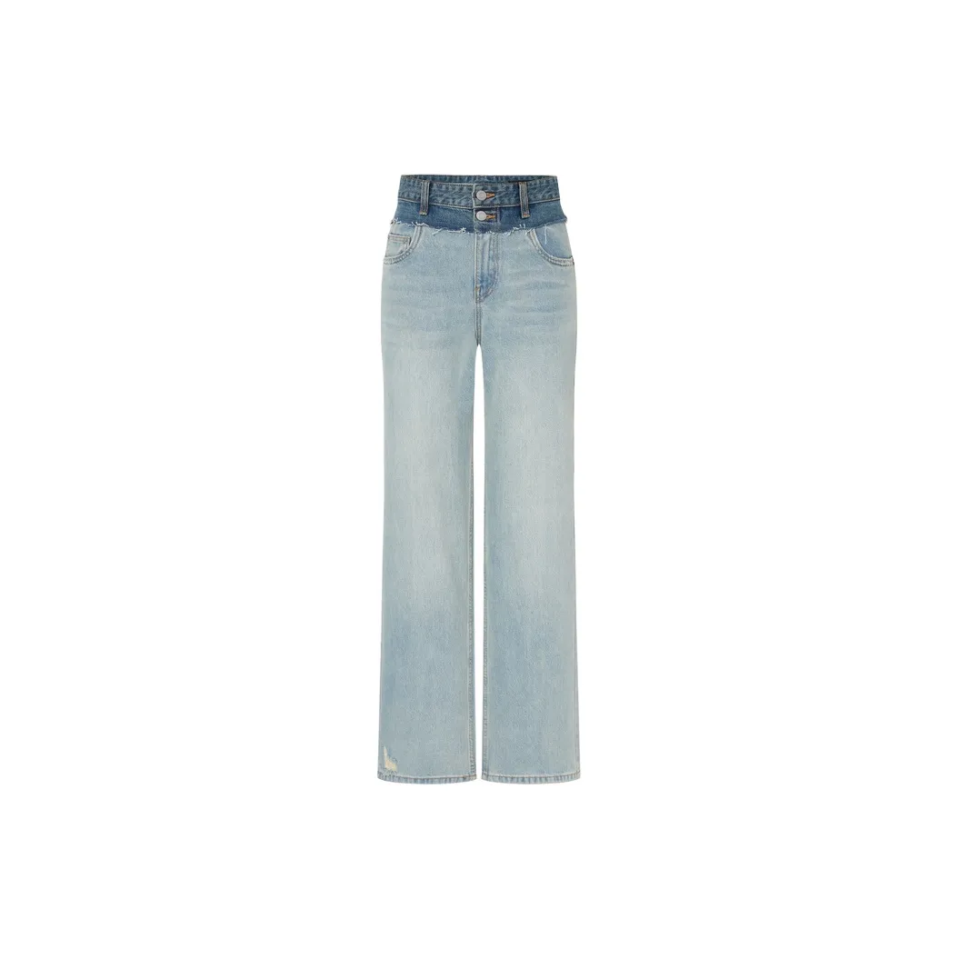 MOCO Jeans Women's Denim Light Blue