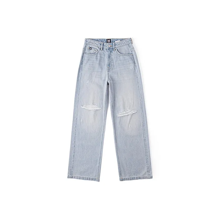 Lee совместный модель SS24 Джинсы Женские Светло-Синий
