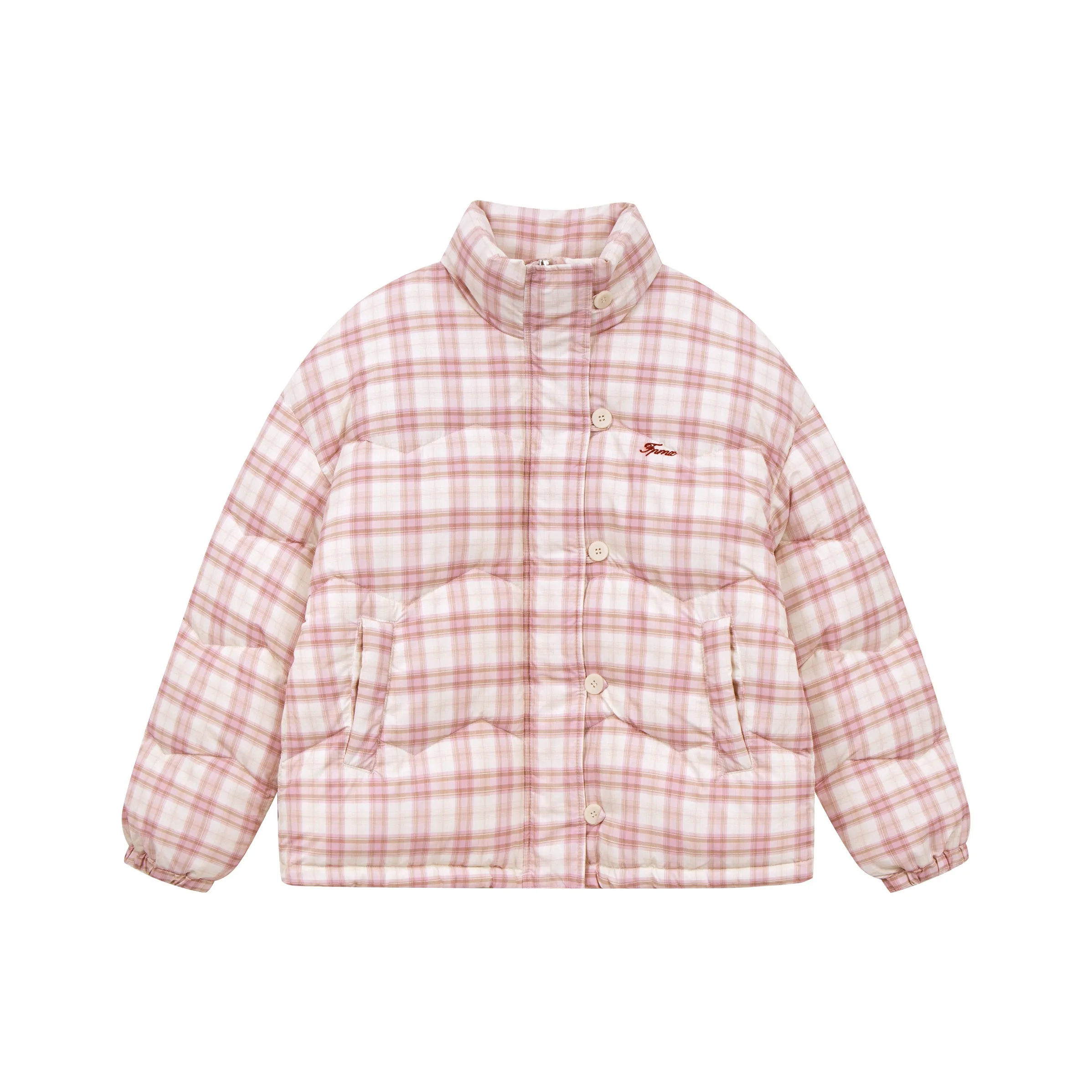 FPMZ Хлопковый пуховик женский розовый