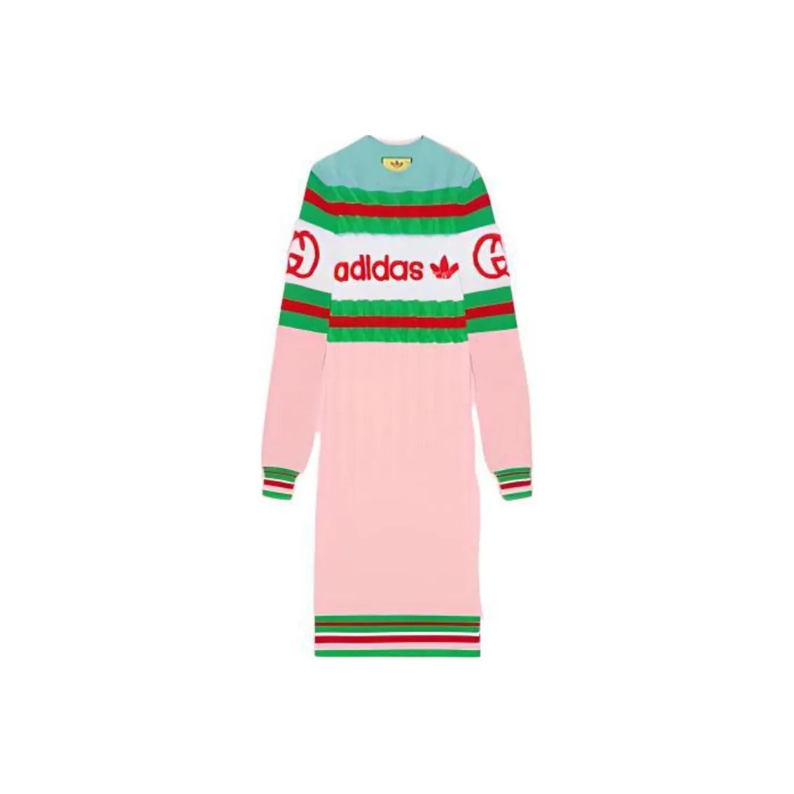 GUCCI x Adidas SS23 Long Sleeved Dresses Women's Pink