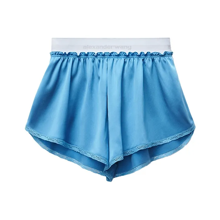 Alexander Wang Sky Blue Women's Casual Shorts Александр Ванг Небесно-голубые Женские Повседневные Шорты