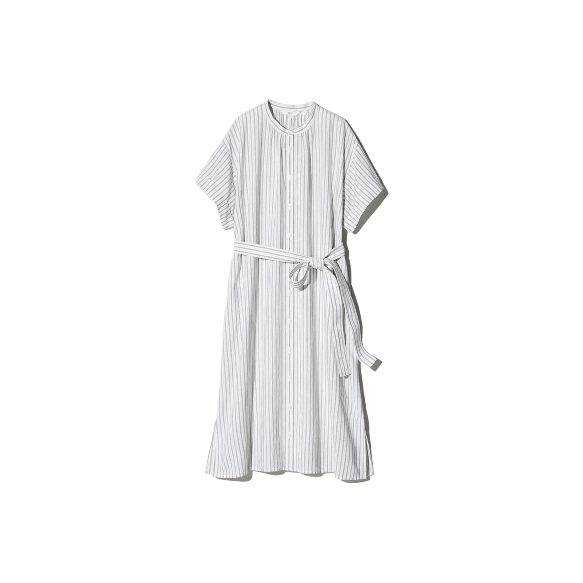 UNIQLO Short Sleeved Dresses Women's Ivory