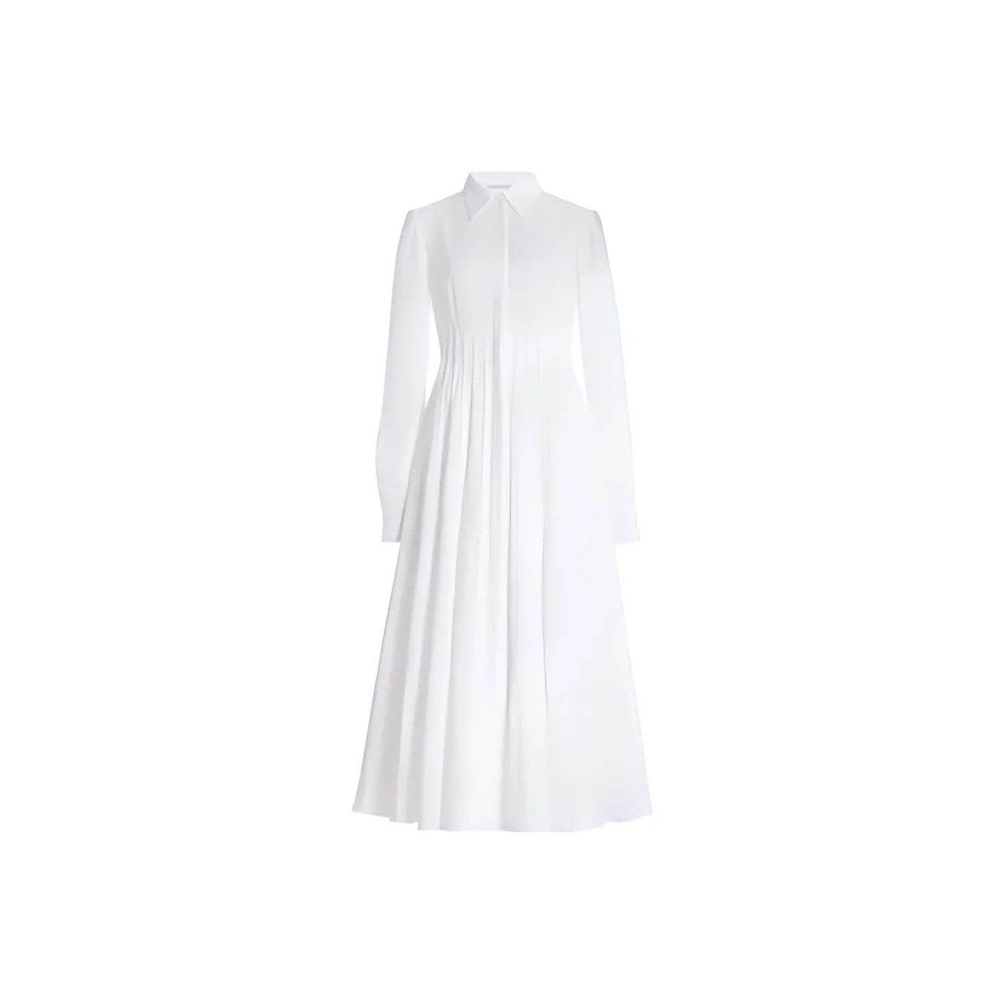 GABRIELA HEARST Dewi Linen Midi Shirt Dress