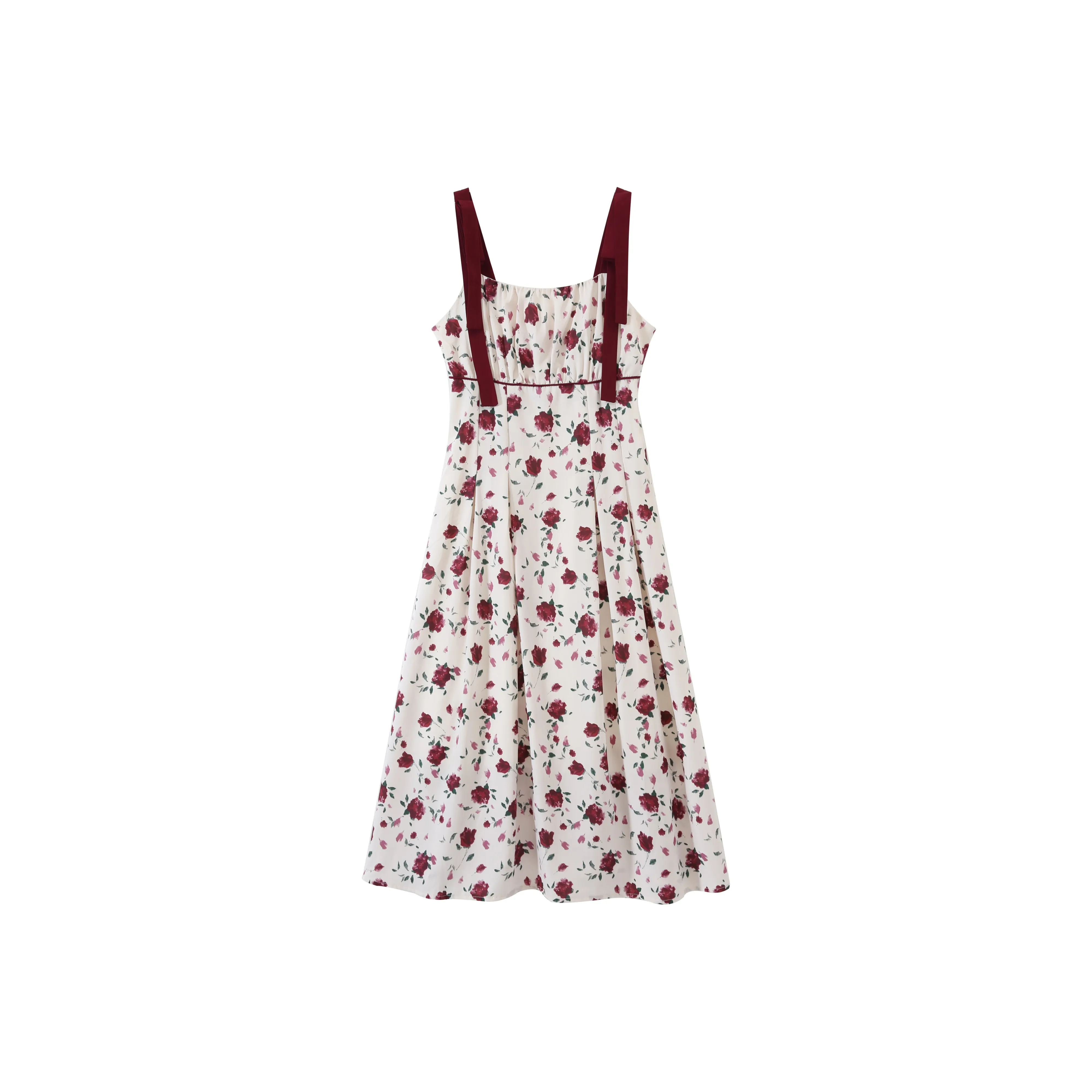 Adeworn Slip Dresses Women's White Floral