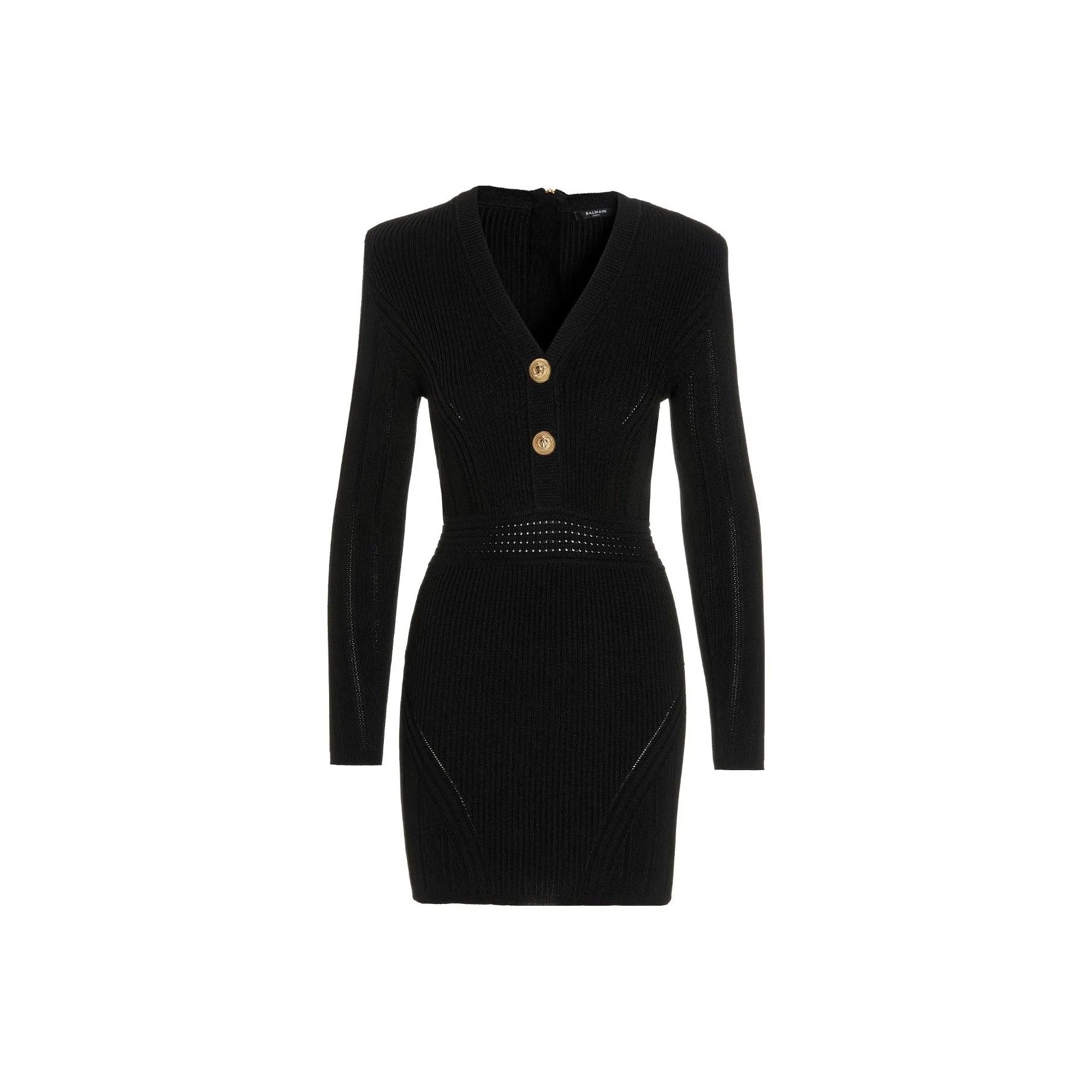 BALMAIN Ribbed knit Mini Dress