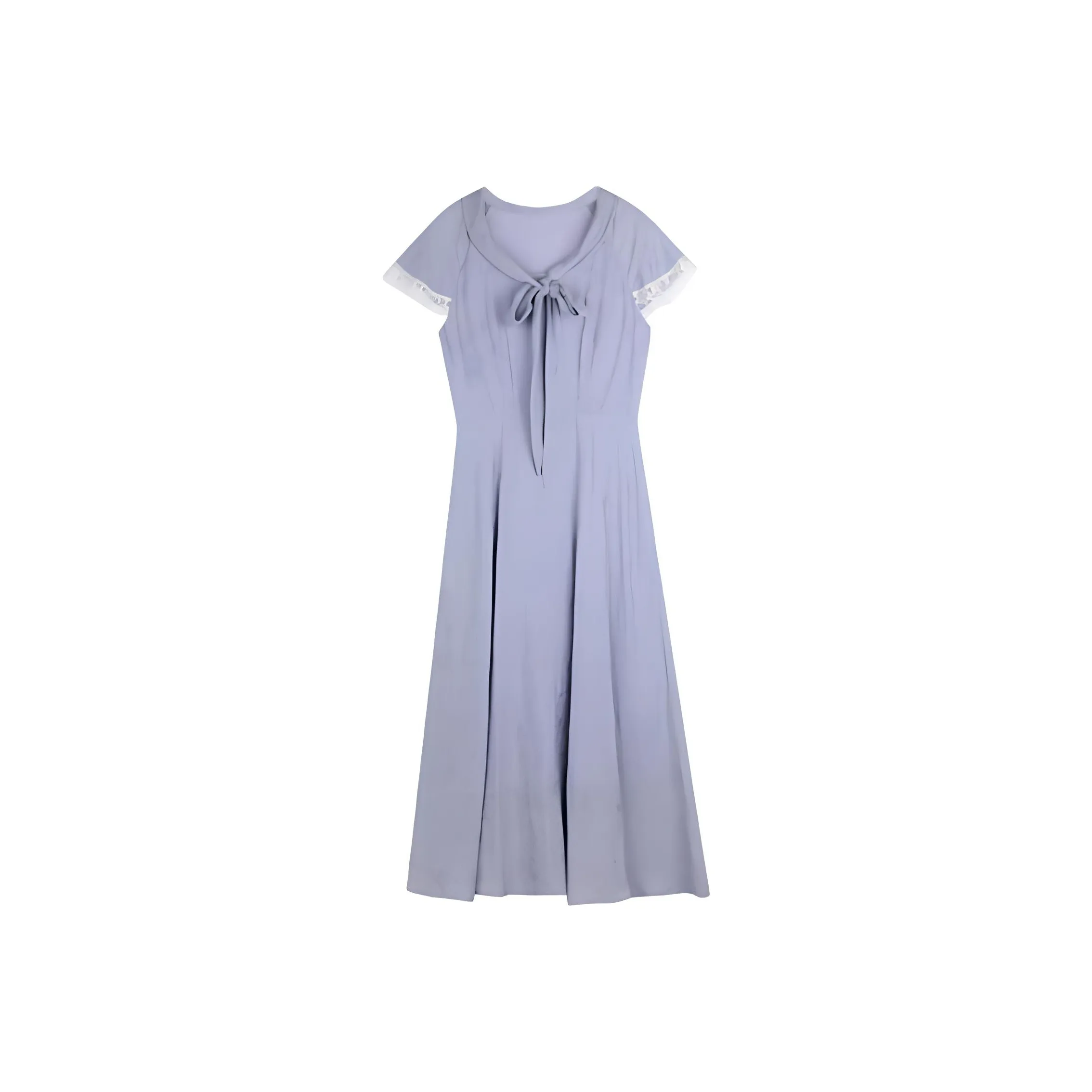 SOLIGHTER Short Sleeved Dress Women's Lilac