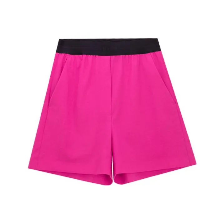 MSGM Повседневные шорты женские розовые красные