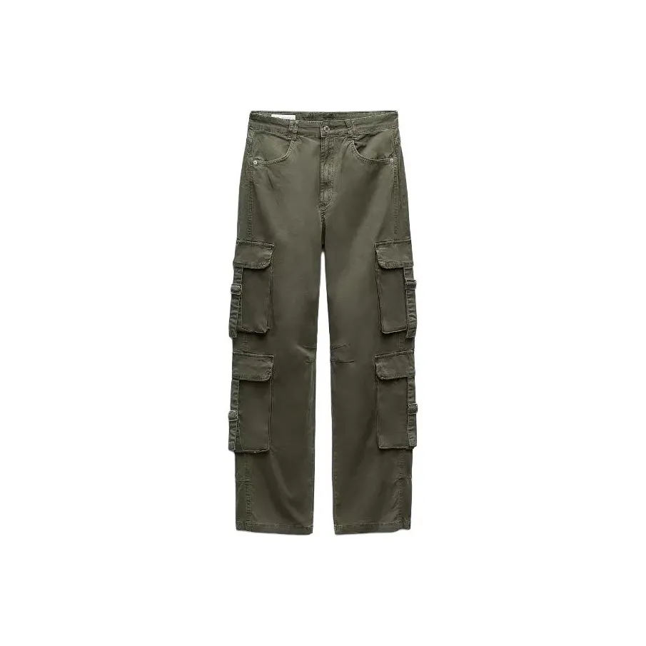 ZARA Cargo Pants Women's Khaki