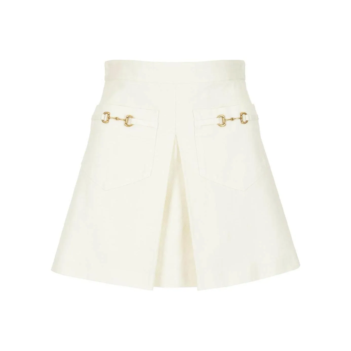 GUCCI Horsebit Cotton Skorts