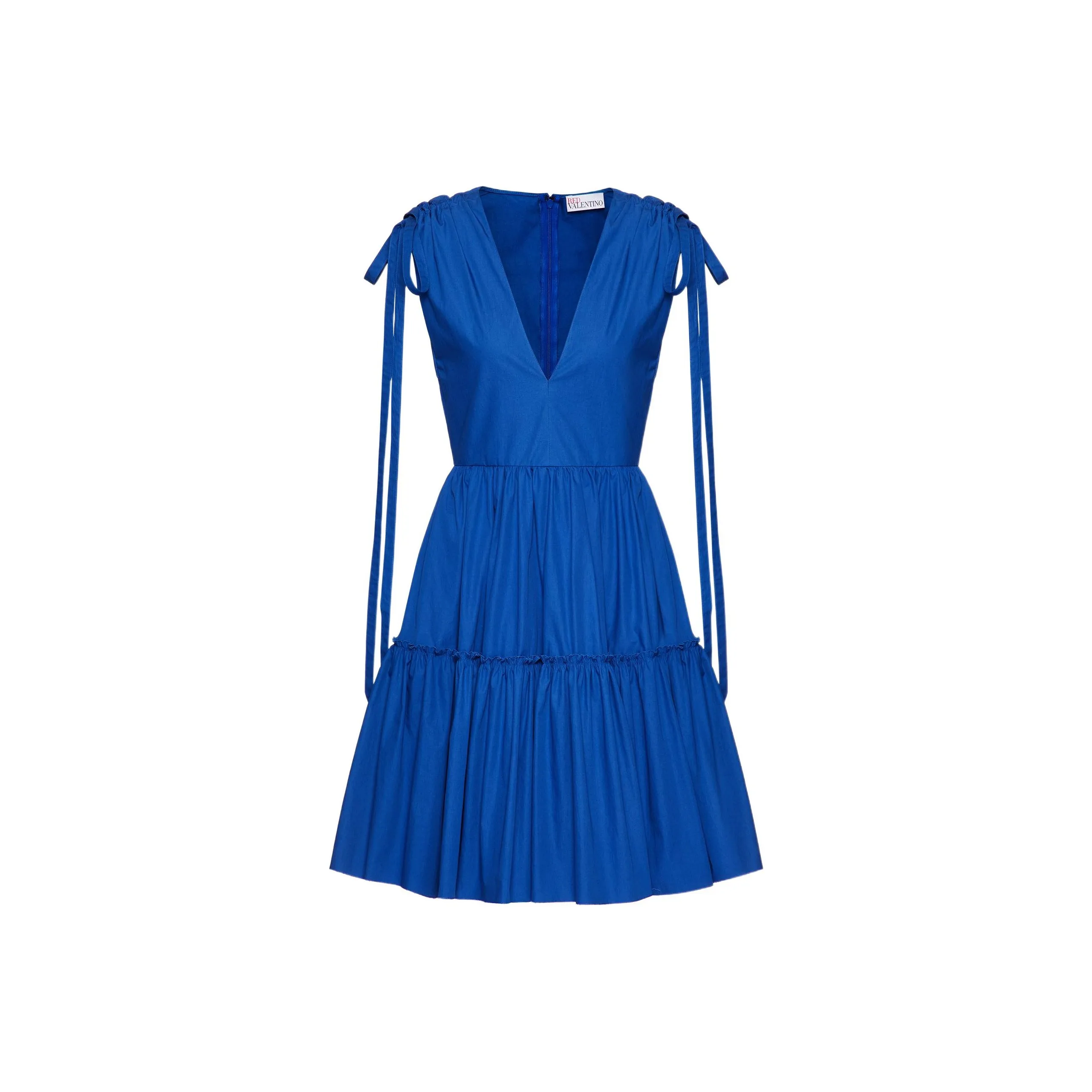 RED VALENTINO REDValentino V Neck Sleeveless Dress