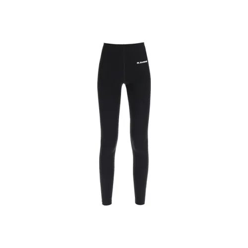 JIL SANDER Черные Женские Леггинсы