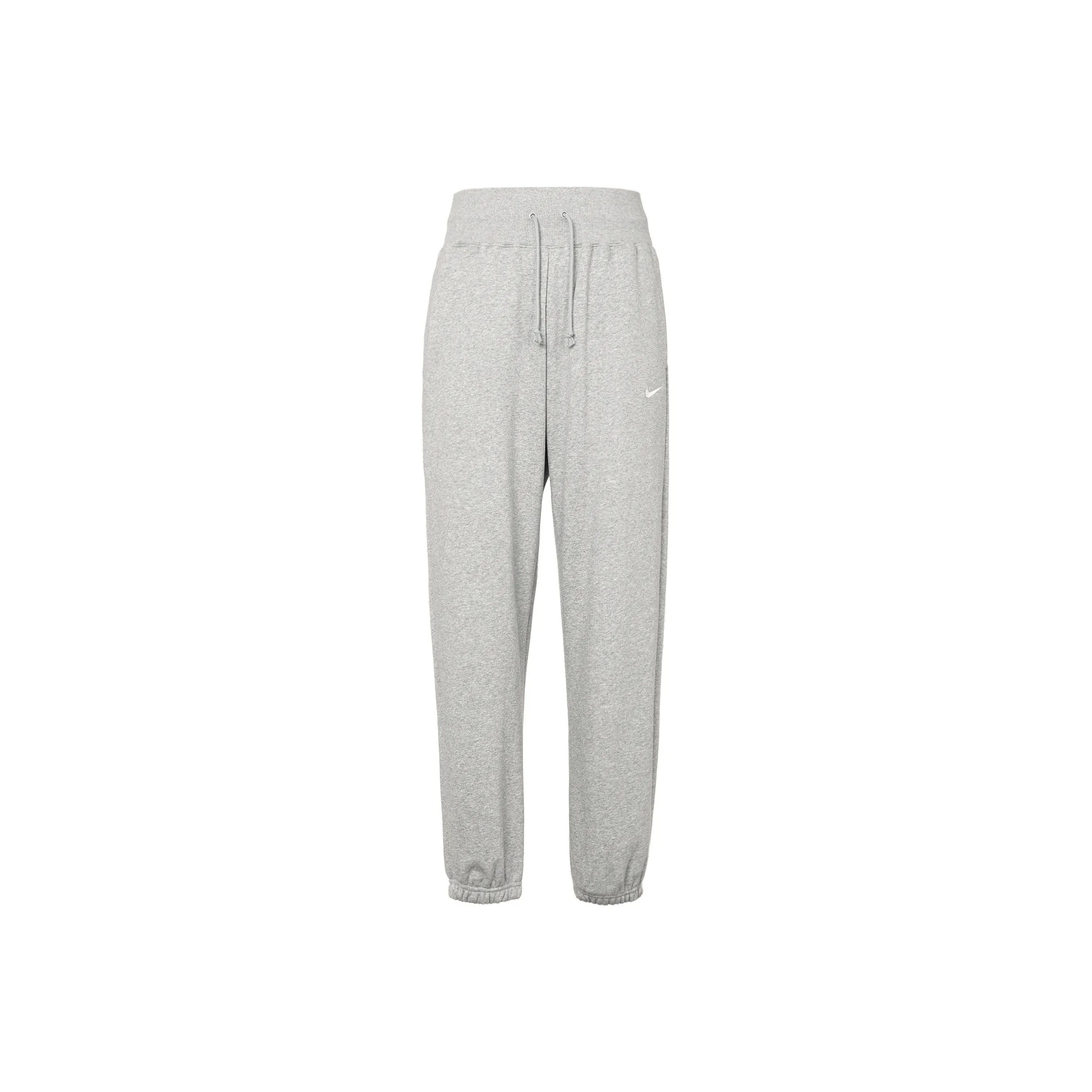 Nike Women's Phoenix Fleece High Waisted Oversized Sweatpants Dark Grey Heather/Sail