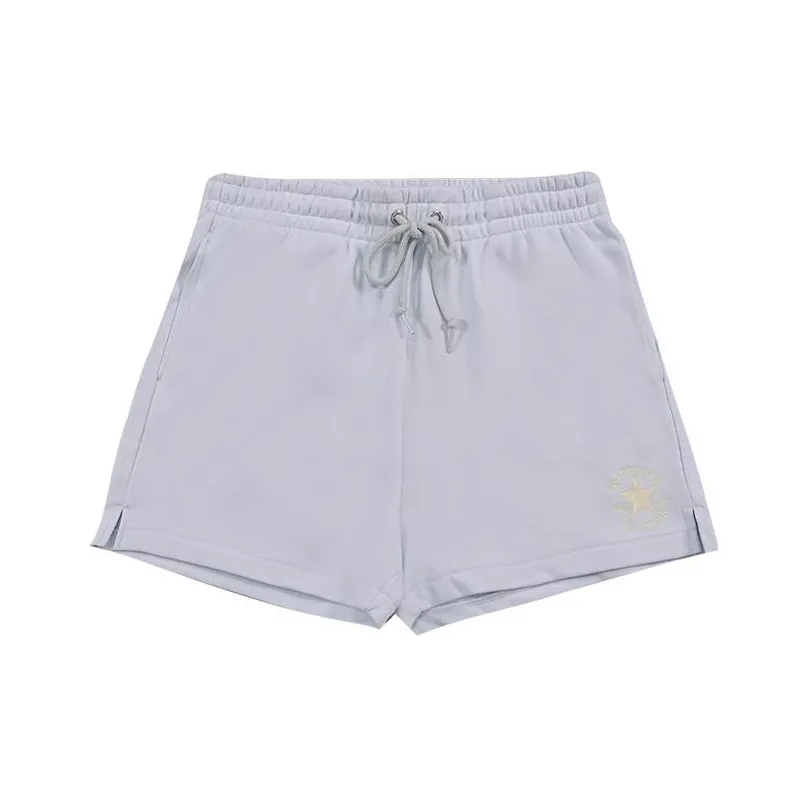 Конверс Patch Realaxed Светло-серый синий Женские Повседневные шорты