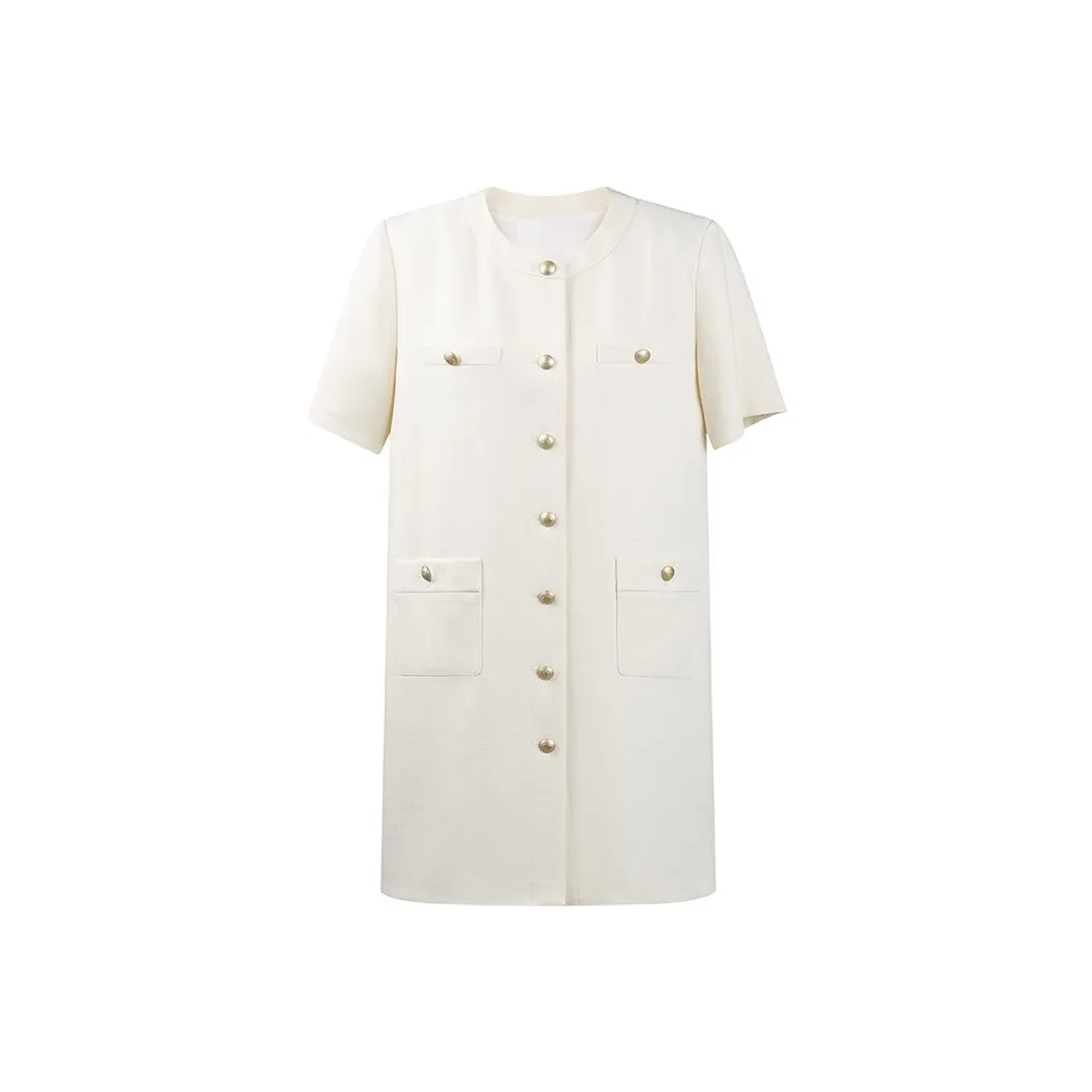 THE SEA LIFE Короткий рукав Платье Женское Мороженое цвет