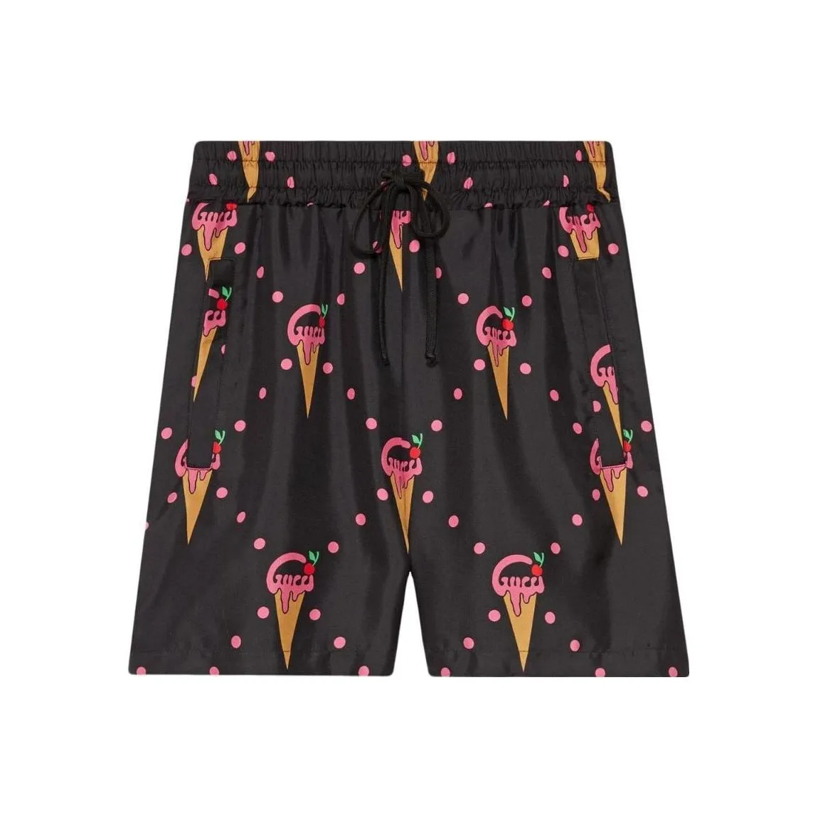 GUCCI Повседневные шорты Женские Черные
