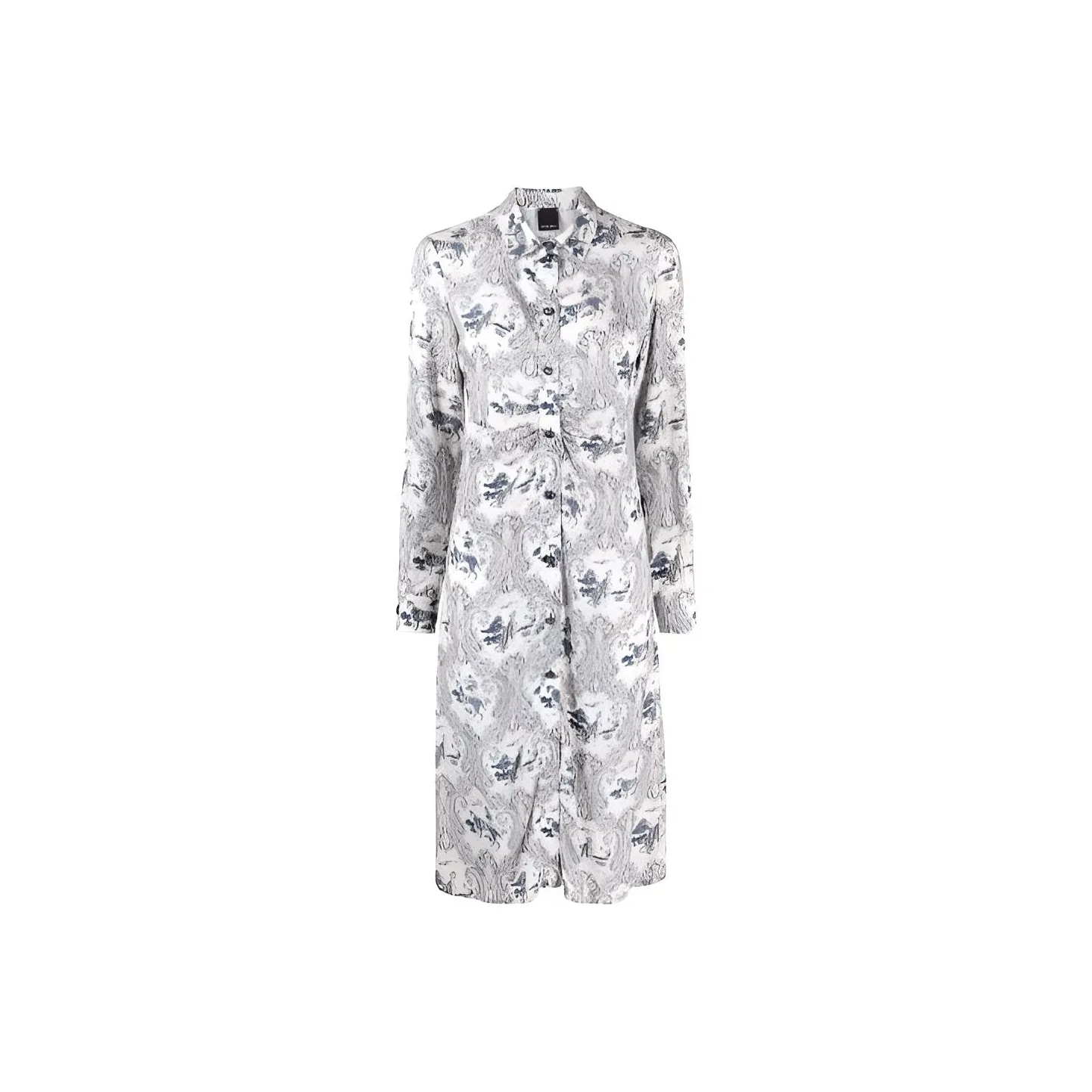 PINKO Long Sleeved Dresses Women's Gray