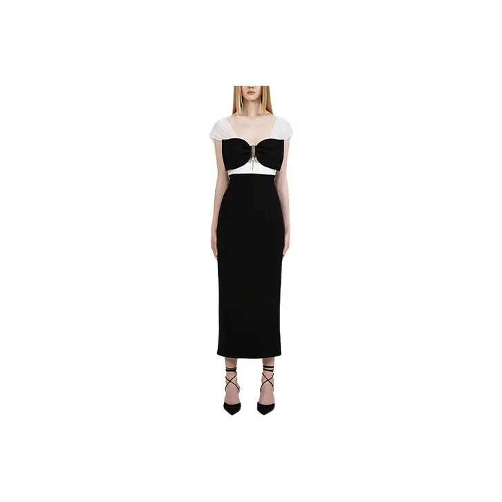 Self portrait Sleeveless Dress Women's Black