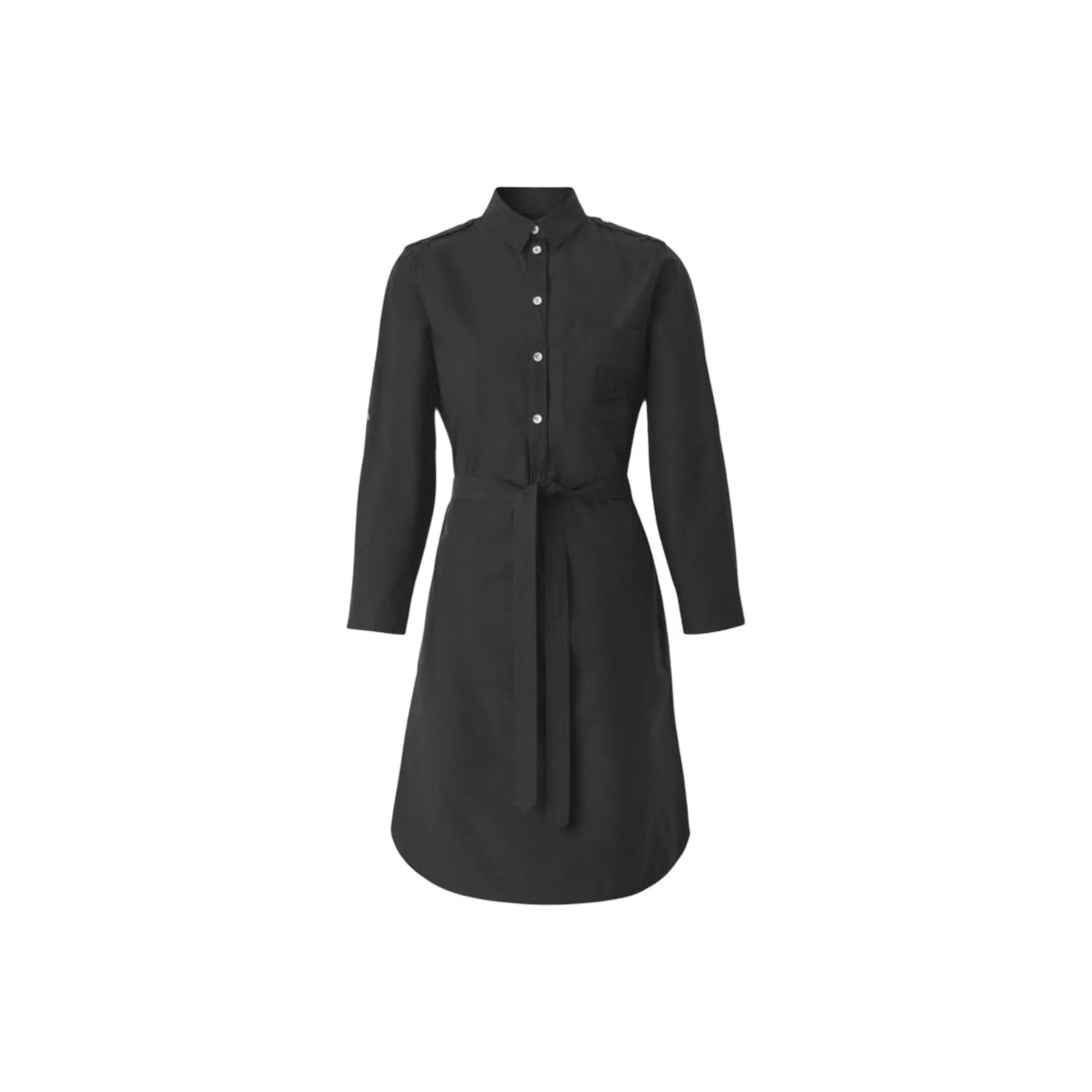 Burberry Short Sleeved Dress Women's Black 80529331