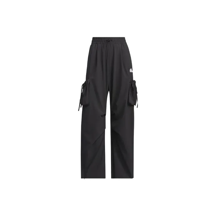 Adidas Dance Woven Tracksuit Bottoms Knitted Sweatpants Women's Black
