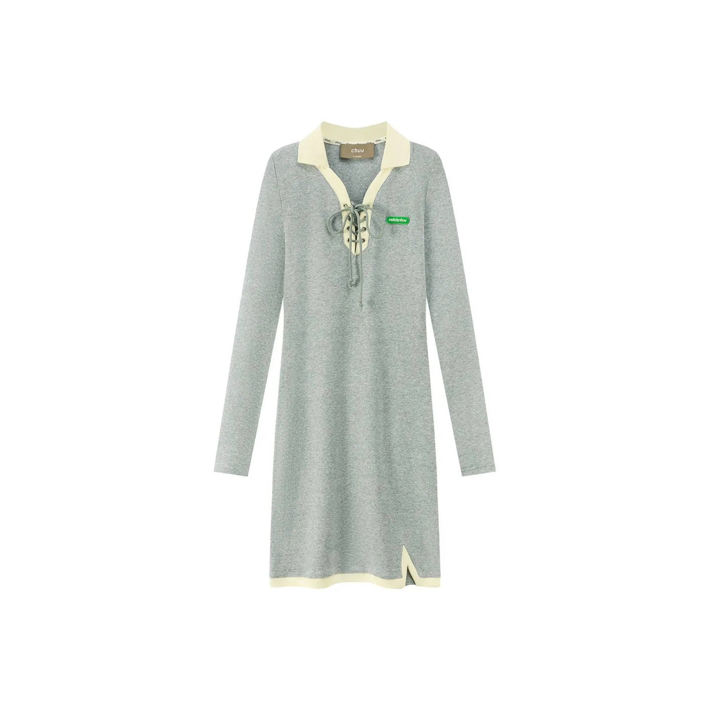 CHUU Женские Длинные Платья с Рукавами