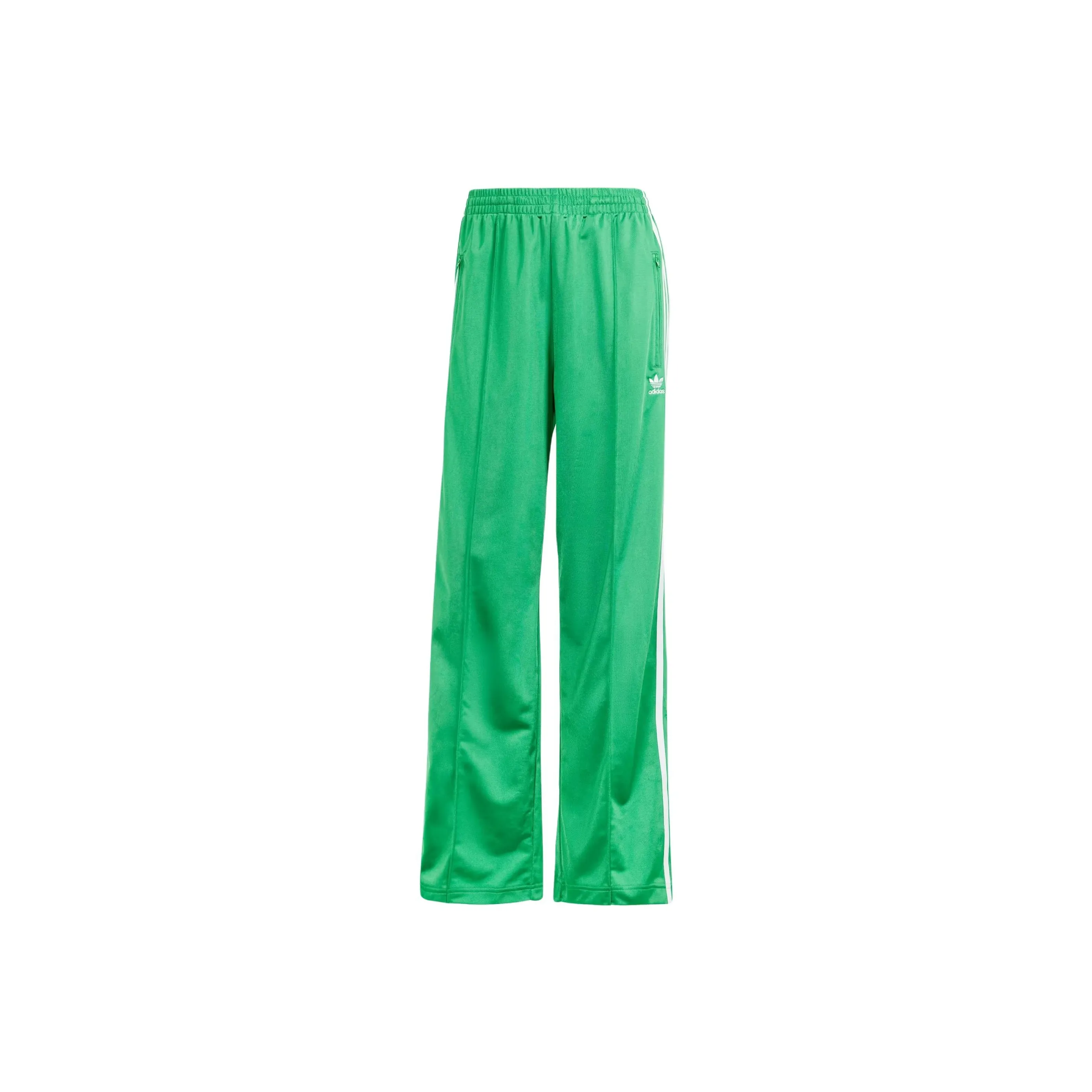 adidas originals Women's Adicolor Firebird Tech Wide Leg Track Pants Green