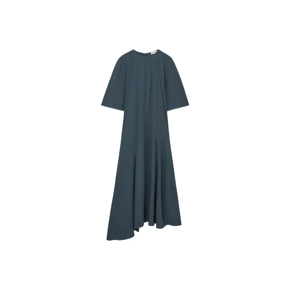 COS Short Sleeved Dresses Women's Deep Turquoise
