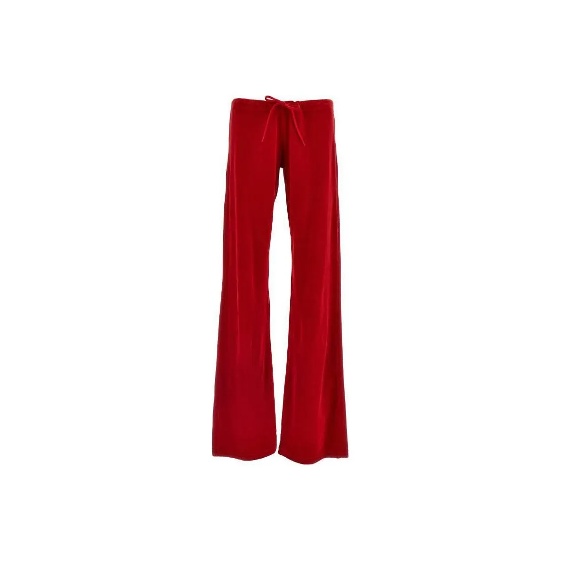 Balenciaga Distressed Drawstring Velvet Pants