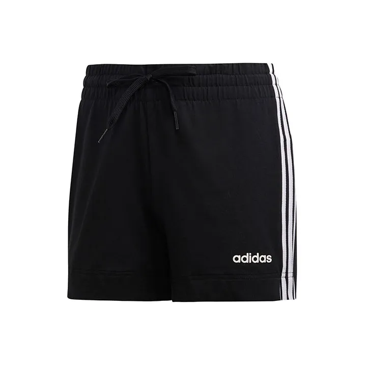 Adidas ESSENTIALS 3 Stripes Casual Shorts Women's Black