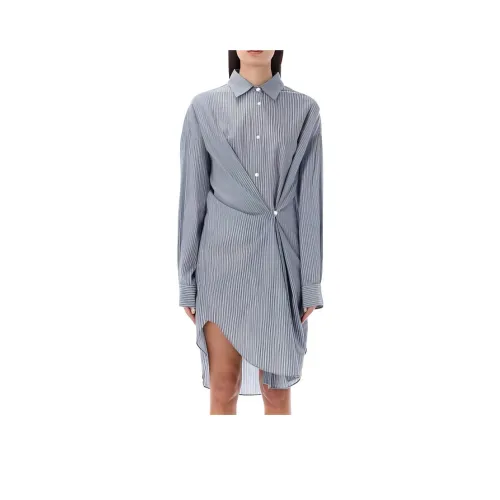 ISABEL MARANT ETOILE Blue Женские Длинные Платья с Рукавами