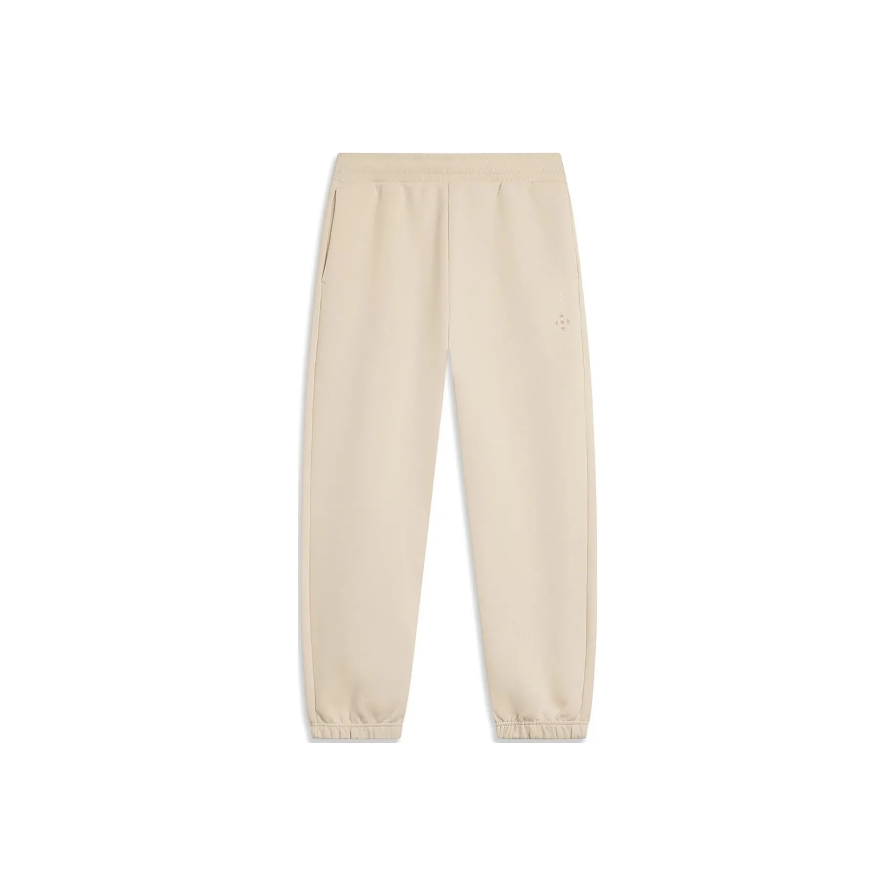 LiNing Sports Lifestyle Collection China Culture Collection Knitted Sports Pants Women's Dusty Khaki
