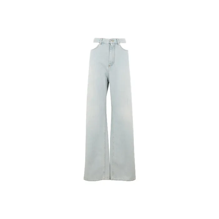 Maison Margiela High Waisted Wide Leg Jeans