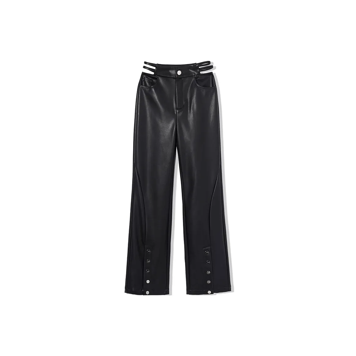 LA CRAWFISH Кожаные брюки женские