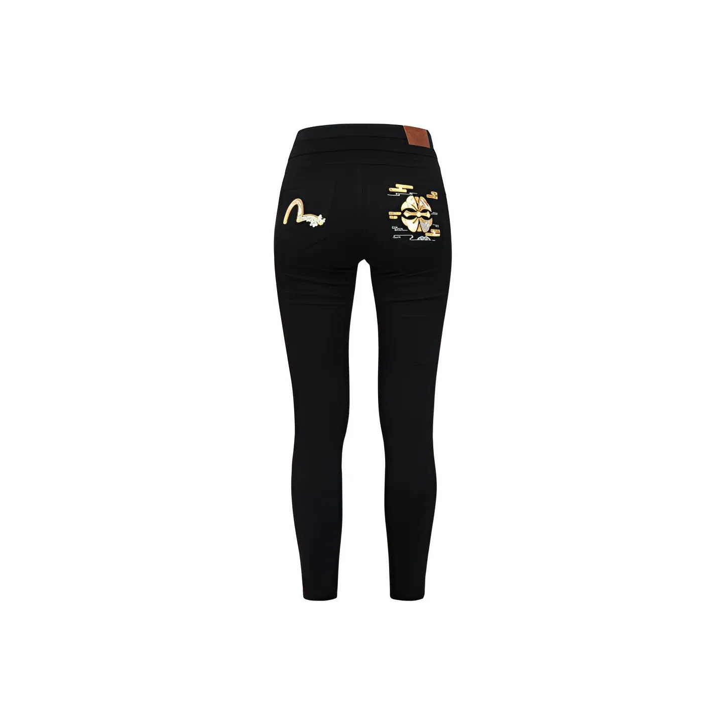 EVISU Черные Женские Джинсы