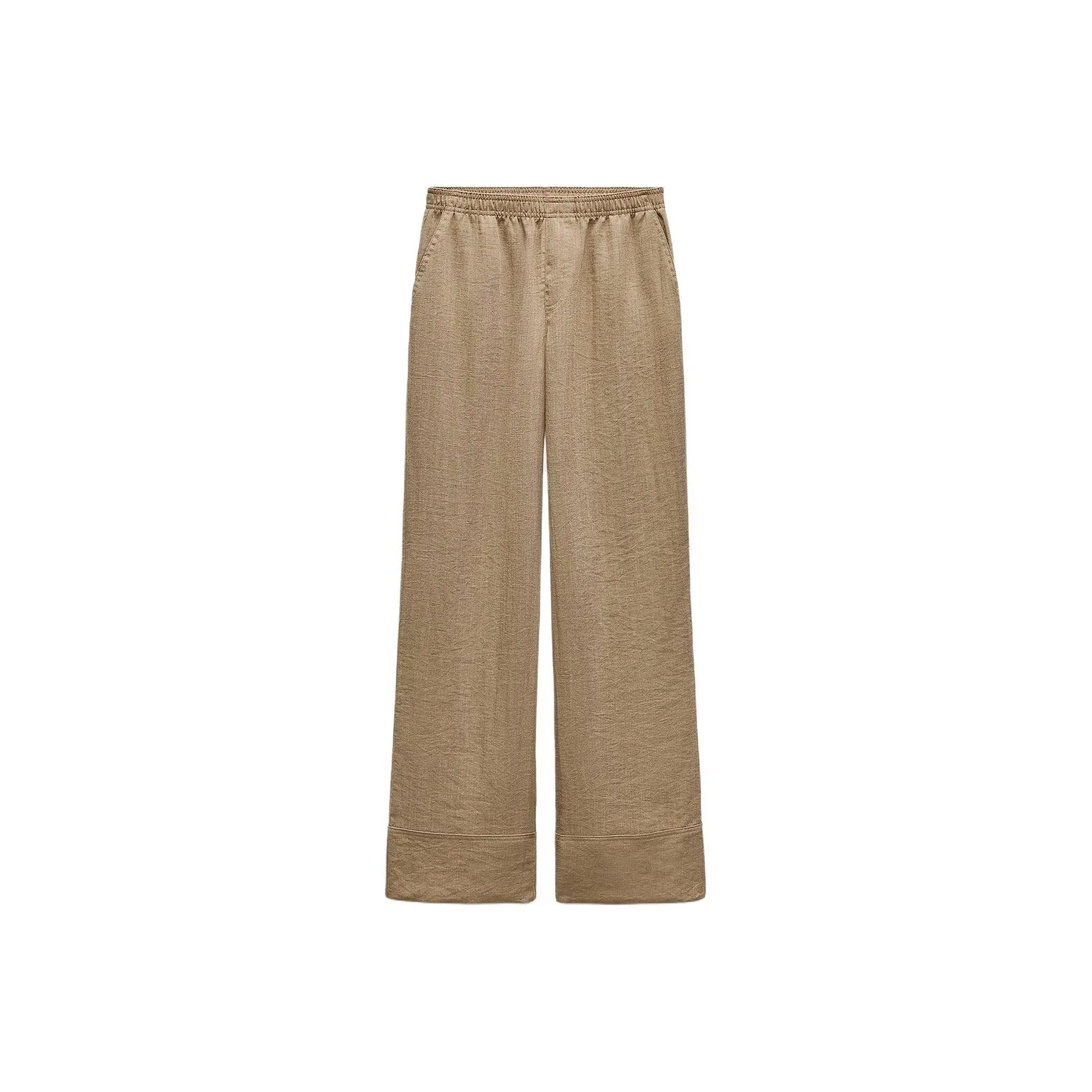 ZARA Trf Повседневные брюки Женские Коричневый