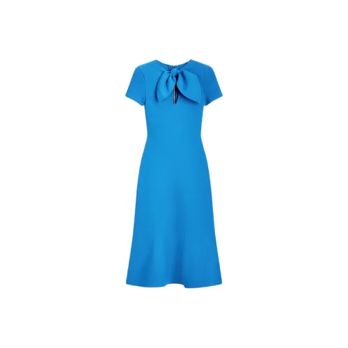 SCANLAN THEODORE Blue/Blue Женские Короткие Платья с Рукавами
