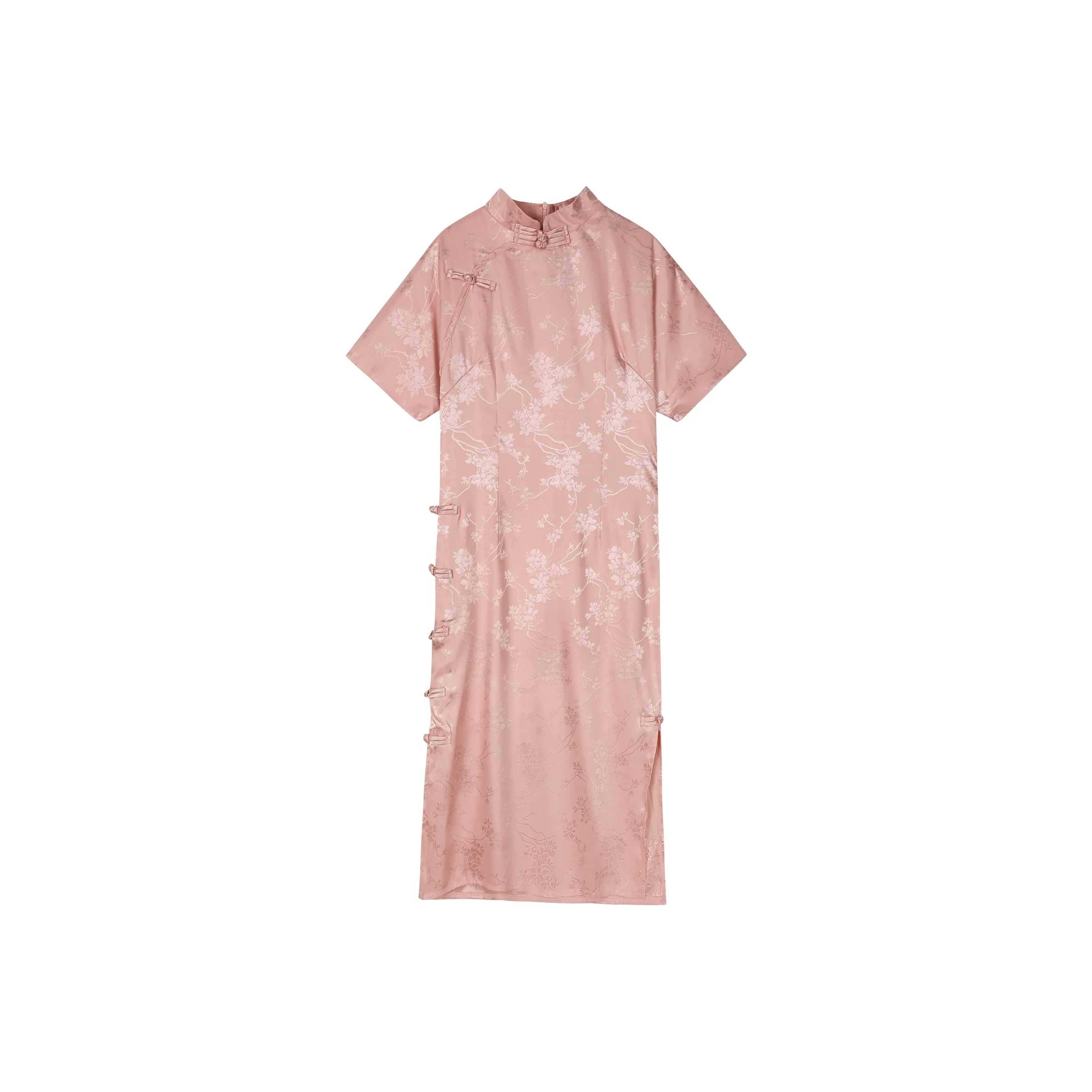 EIDOLON GRAIN Короткий рукав Платье Женское Розовое