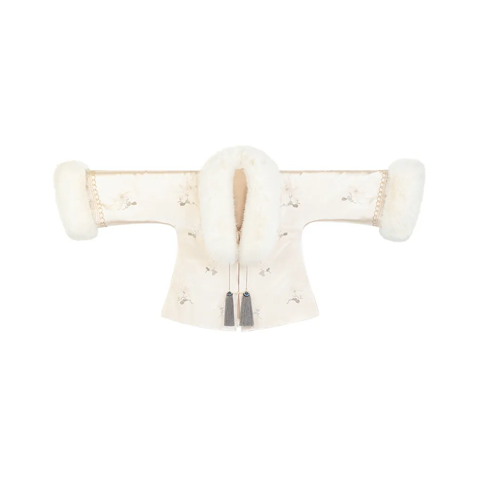 YICHENGFENGXU Хлопковый пуховик женский бежевый