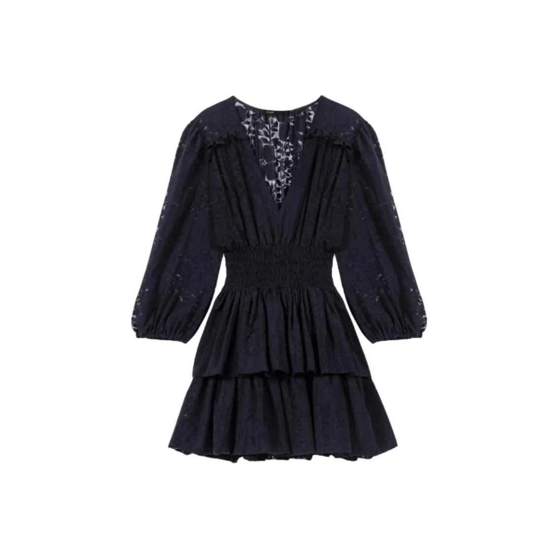Maje Layered effect Mini Dress